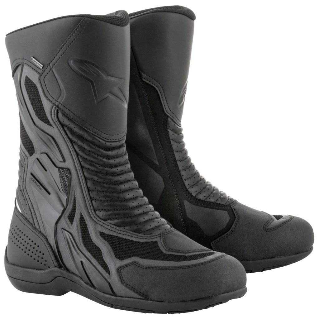 Botas Alpinestars Air Plus v2 XCR Gore-Tex, 100% contra agua, certificación CE, reflectiva, suela de caucho para mejor agarre al asfalto