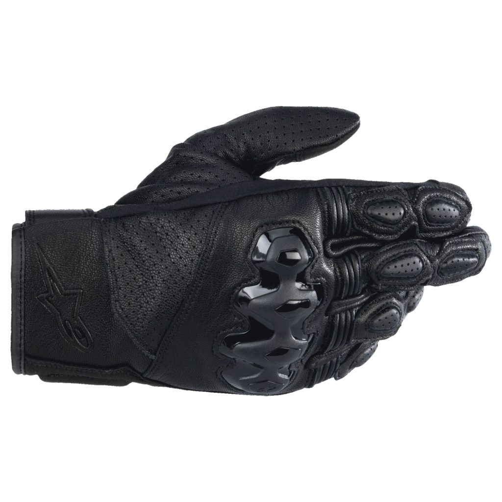 Guantes Alpinestars Celer V3, deportivos, cuero de cabra, dedos compatibles con pantallas táctiles