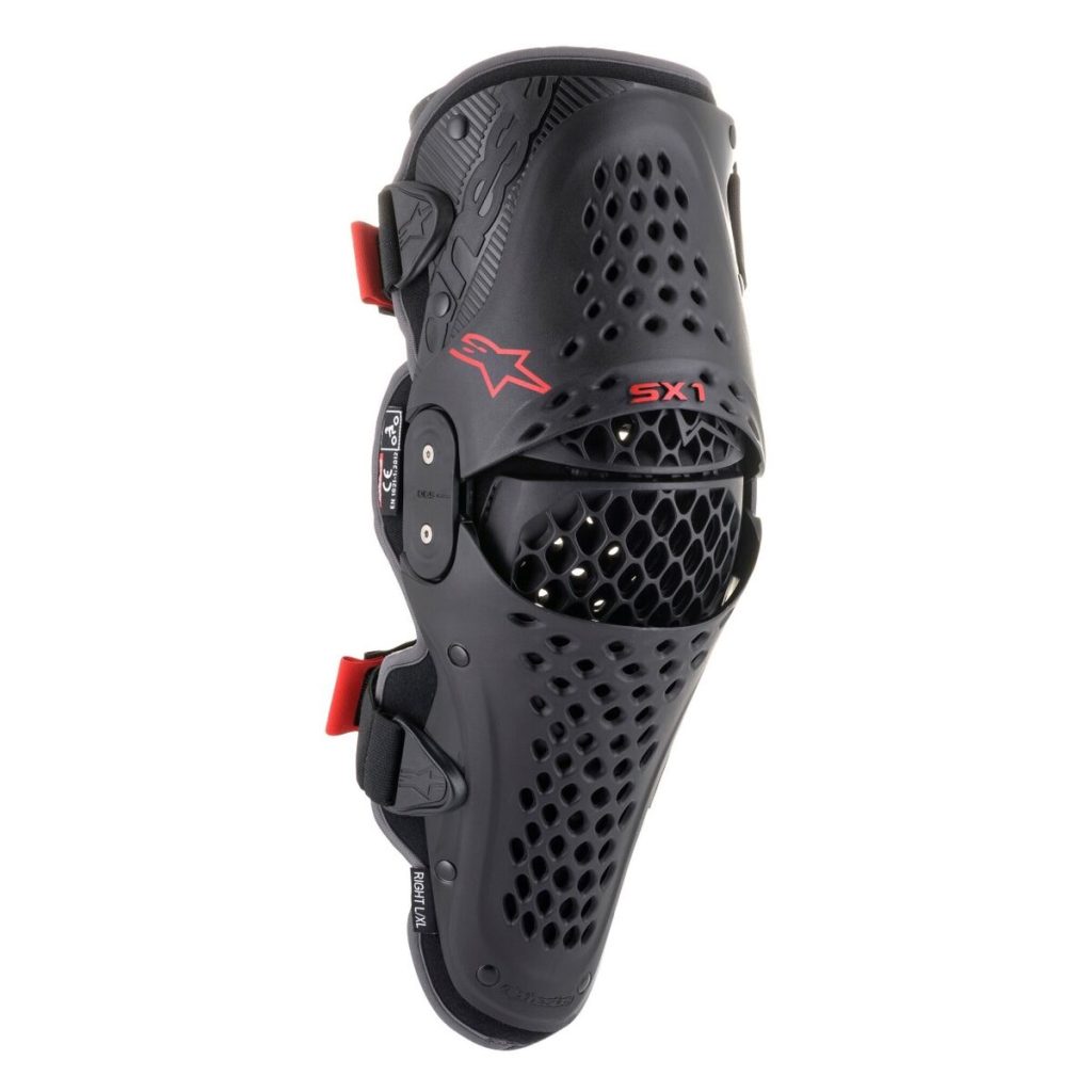 Rodilleras Alpinestars SX-1 V2, certificacion CE nivel 1, ventiladas