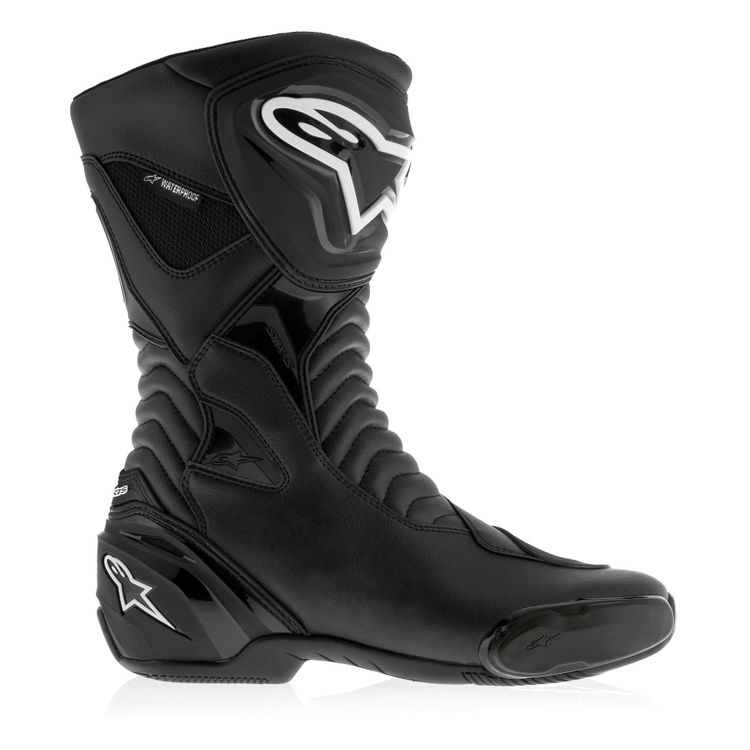 Botas Alpinestars SMX S WP, certificacion CE, resistentes al agua, proteccion en punta del pie-talon-espinilla y planta del pie, slider para conducción deportiva - Imagen 2