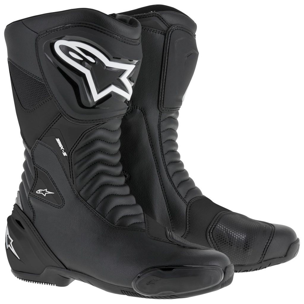 Botas Alpinestars SMX S, certificacion CE, proteccion en punta del pie-talon-espinilla y planta del pie, slider para conducción deportiva
