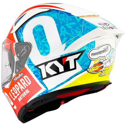 KYT R2R Foggia Misano 2021, certificacion ECE 22.06 y DOT, termoplástico avanzado ADT, cierre doble D, lentes internos oscuros - Imagen 8