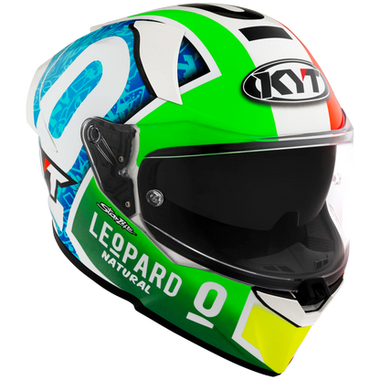 KYT R2R Foggia Misano 2021, certificacion ECE 22.06 y DOT, termoplástico avanzado ADT, cierre doble D, lentes internos oscuros - Imagen 4