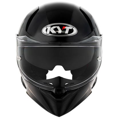 KYT R2R Negro Brillante, certificacion ECE 22.06 y DOT, termoplástico avanzado ADT, cierre doble D, lentes internos oscuros - Imagen 3