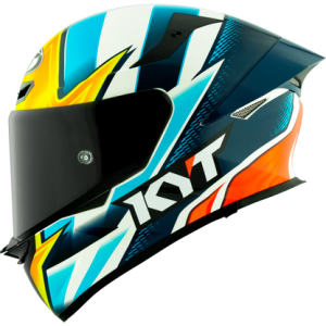Casco KYT TT Revo Tati, certificacion ECE 22.06 y DOT, termoplástico avanzado ADT, cierre doble D