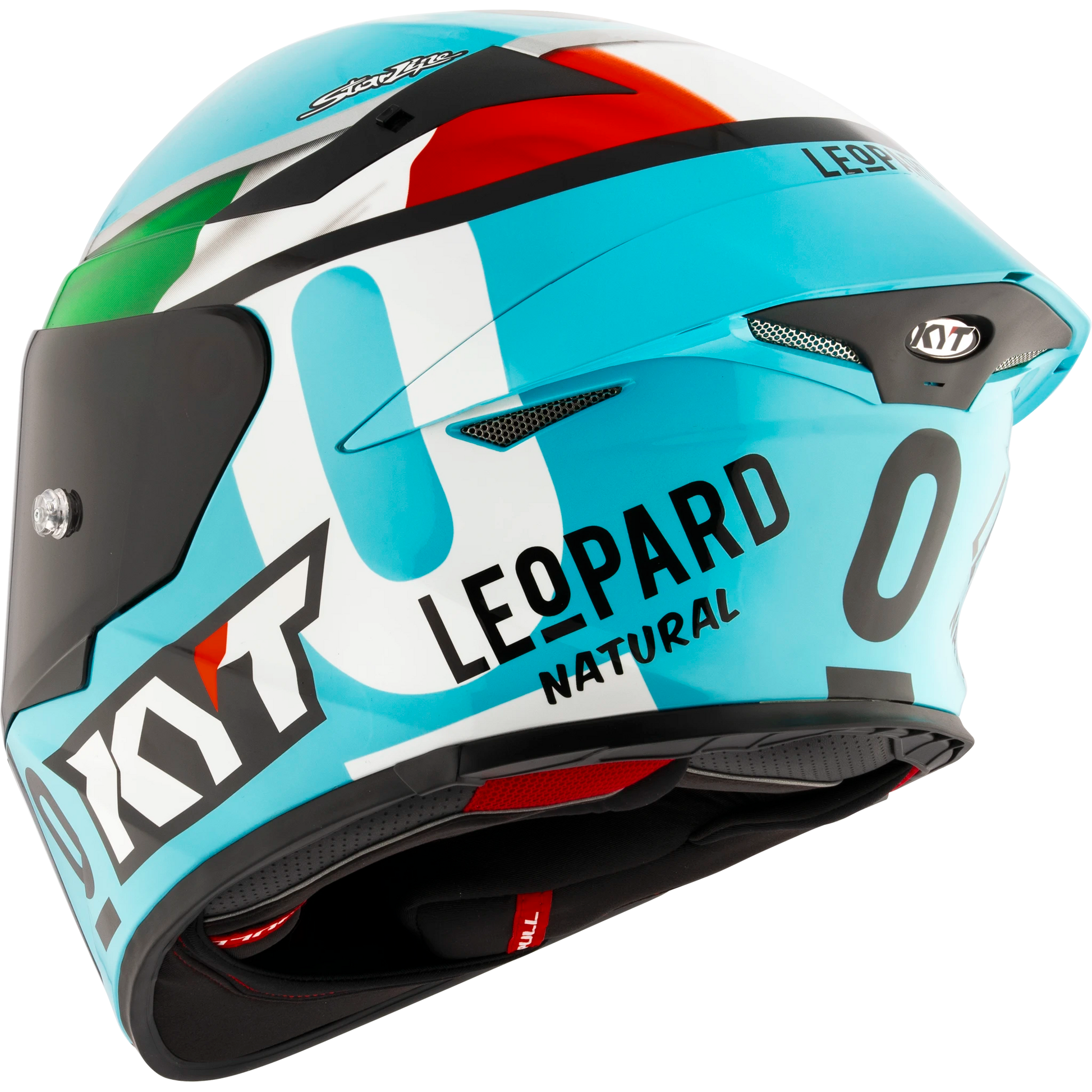 KYT TT Revo Leopard Replica Tri-Color - Imagen 8