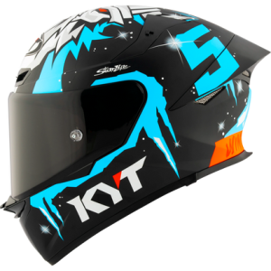 Casco KYT TT Revo Masia Matte, certificacion ECE 22.06 y DOT, termoplástico avanzado ADT, cierre doble D
