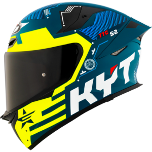 Casco KYT TT Revo Fuselage Amarillo Matte, certificacion ECE 22.06 y DOT, termoplástico avanzado ADT, cierre doble D