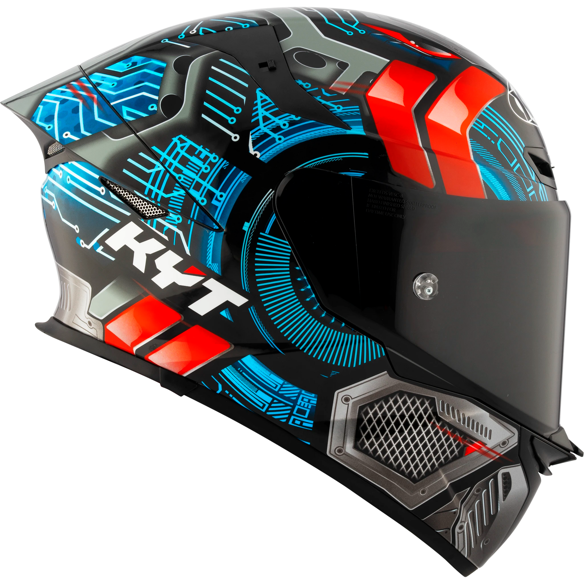 Casco KYT TT Revo Synchotron, certificacion ECE 22.06 y DOT, termoplástico avanzado ADT, cierre doble D - Imagen 5