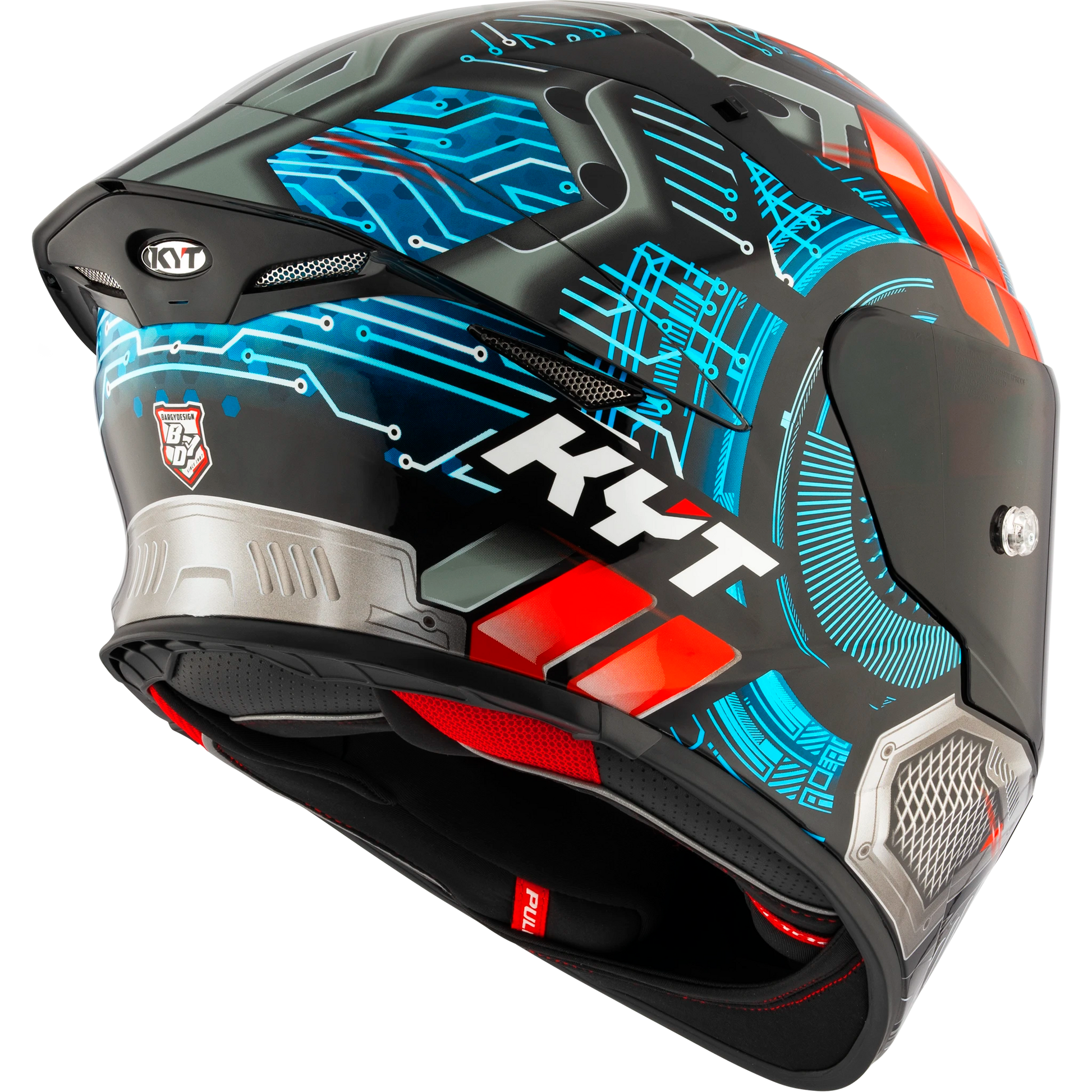 Casco KYT TT Revo Synchotron, certificacion ECE 22.06 y DOT, termoplástico avanzado ADT, cierre doble D - Imagen 6