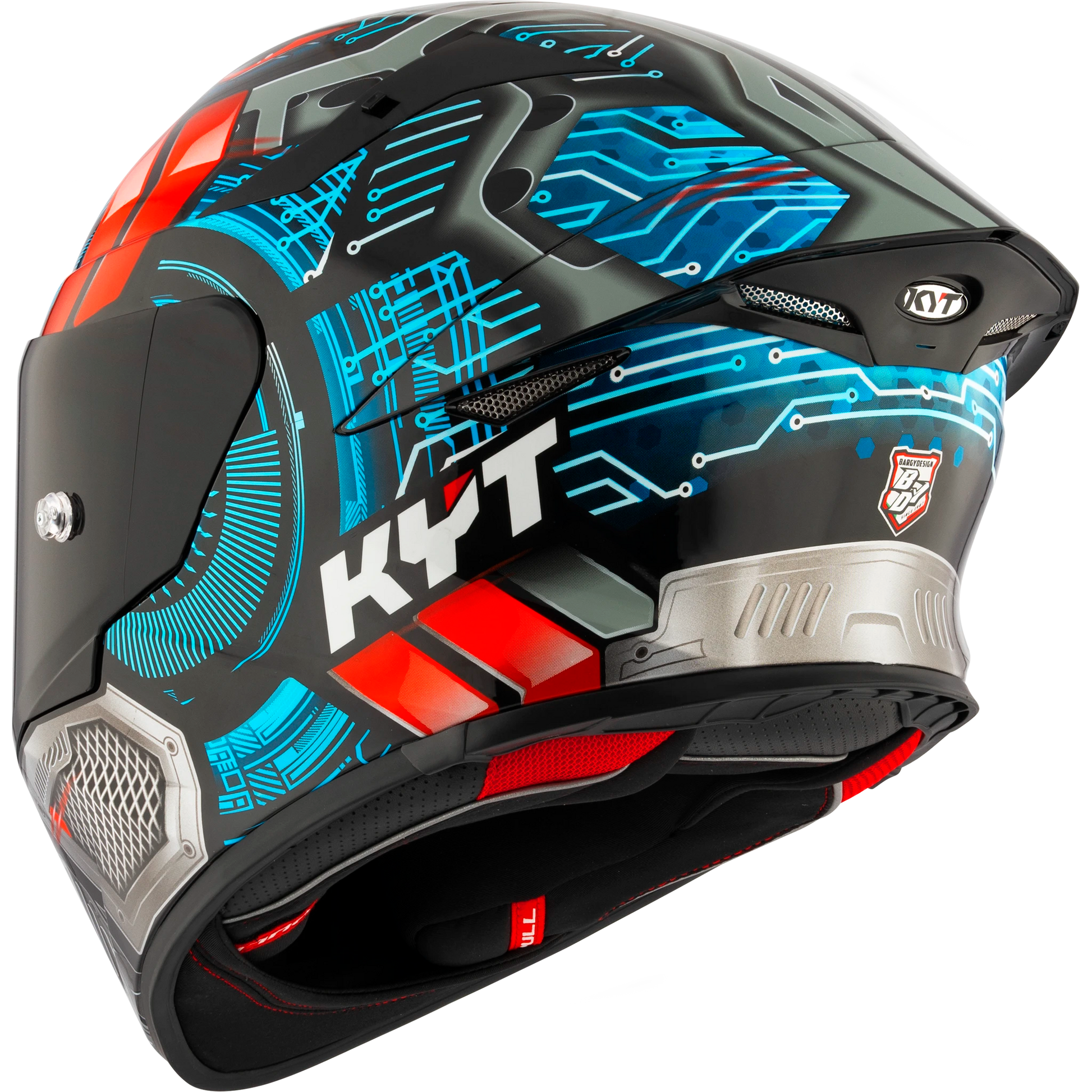 Casco KYT TT Revo Synchotron, certificacion ECE 22.06 y DOT, termoplástico avanzado ADT, cierre doble D - Imagen 8