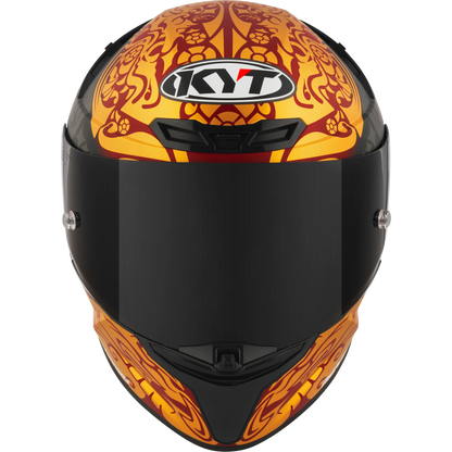 Casco KYT TT Revo Bastianini Indonesia 2024, certificacion ECE 22.06 y DOT, termoplástico avanzado ADT, cierre doble D (copia) - Imagen 3