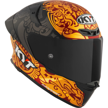 Casco KYT TT Revo Bastianini Indonesia 2024, certificacion ECE 22.06 y DOT, termoplástico avanzado ADT, cierre doble D (copia) - Imagen 4