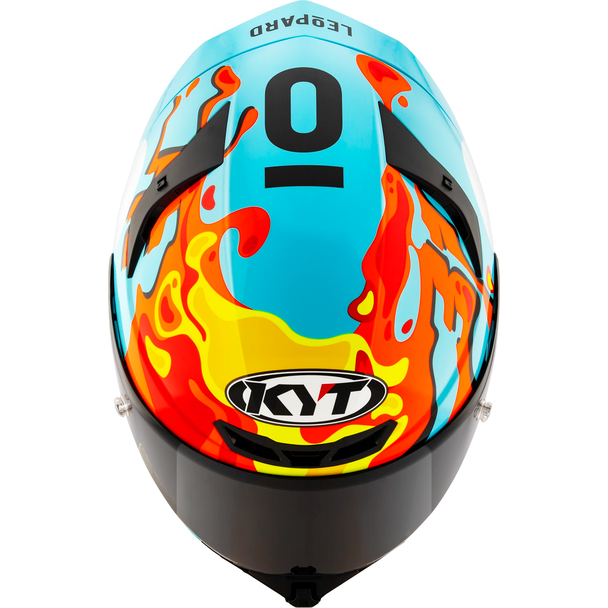 Casco KYT TT Revo Leopard Aragon, certificacion ECE 22.06 y DOT, termoplástico avanzado ADT, cierre doble D - Imagen 4