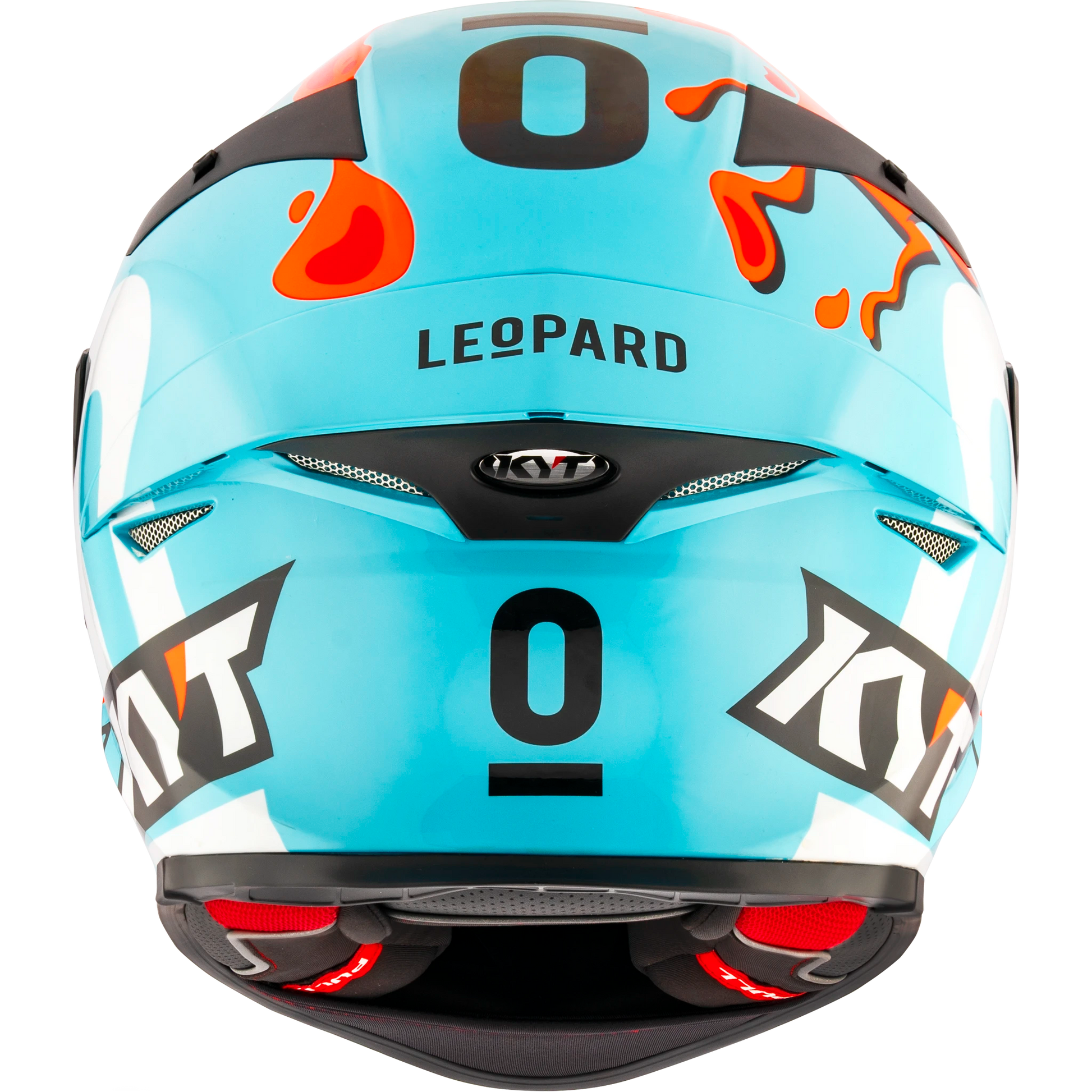 Casco KYT TT Revo Leopard Aragon, certificacion ECE 22.06 y DOT, termoplástico avanzado ADT, cierre doble D - Imagen 8