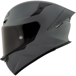 Casco KYT TT Revo gris nardo matte, certificacion ECE 22.06 y DOT, termoplástico avanzado ADT, cierre doble D