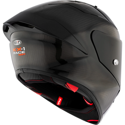 Casco KYT KX-1 Race GP Carbon, Certifiacion ECE 22.06/FIM, fibra tricomposite y aramida, cierre de visera de carreras, 1450 g - Imagen 6
