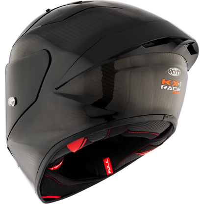 Casco KYT KX-1 Race GP Carbon, Certifiacion ECE 22.06/FIM, fibra tricomposite y aramida, cierre de visera de carreras, 1450 g - Imagen 8