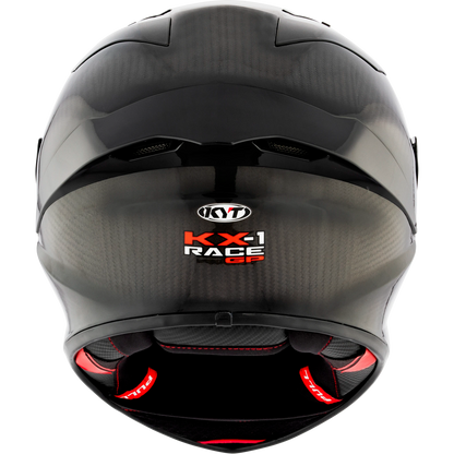 Casco KYT KX-1 Race GP Carbon, Certifiacion ECE 22.06/FIM, fibra tricomposite y aramida, cierre de visera de carreras, 1450 g - Imagen 7