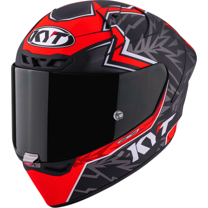 Casco KYT KX-1 Race GP Nicolo Bulega 2025 Matte, Certifiacion ECE 22.06/FIM, fibra tricomposite y aramida, cierre de visera de carreras, 1450 g - Imagen 2