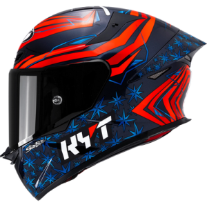 Casco KYT TT Revo Fernandez 2022 Brillante, certificacion ECE 22.06 y DOT, termoplástico avanzado ADT, cierre doble D