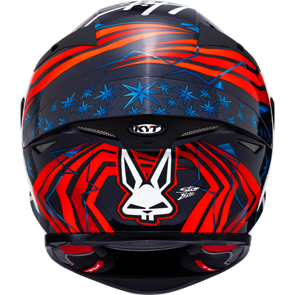 Casco KYT TT Revo Fernandez 2022 Brillante, certificacion ECE 22.06 y DOT, termoplástico avanzado ADT, cierre doble D - Imagen 8