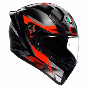 Casco AGV K1 S Fastlap Brillante, certificacion DOT y ECE22.06, resina termoplastica, cierre doble D, 100 % de protección UV