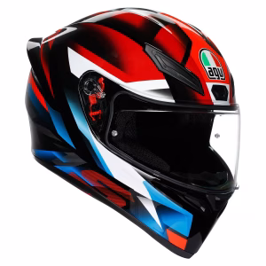 Casco AGV K1 S Fastlap Brillante, certificacion DOT y ECE22.06, resina termoplastica, cierre doble D, 100 % de protección UV
