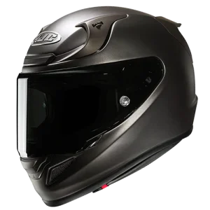 Casco HJC RPHA 12N Negro Titanio Matte, fibra de carbon y fibra de vidrio, certificacion ECE22.06 y DOT, visera negra y pinlock incluido, bloqueo de visera para mayor seguridad en conducción deportiva