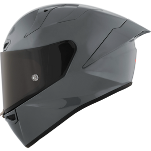 Casco KYT KX-1 Race GP Carbon Gris Nardo Brillante, Certifiacion ECE 22.06/FIM, fibra tricomposite y aramida, cierre de visera de carreras, 1450 g