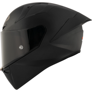 Casco KYT KX-1 Race GP Carbon Negro Matte, Certifiacion ECE 22.06/FIM, fibra tricomposite y aramida, cierre de visera de carreras, 1450 g