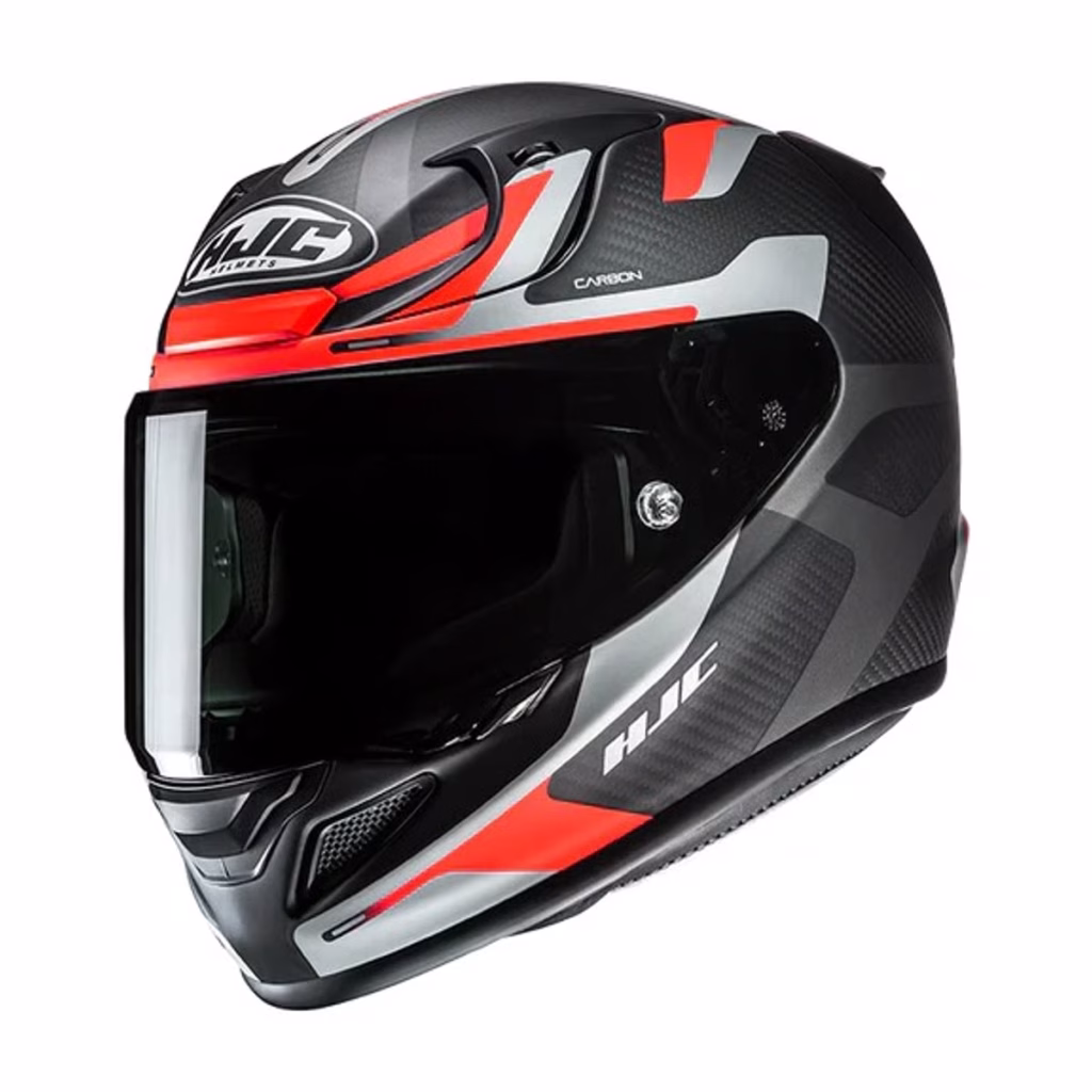 Casco HJC RPHA 12N Carbon Xentra Naranja Matte, DOT y ECE 22.06, fibra de carbon y fibra de vidrio, incluye visera negra y pinlock, ventilacion mejorada, bloqueo de visera para mayor seguridad en conducción deportiva