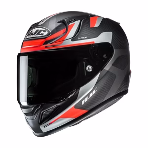 Casco HJC RPHA 12N Carbon Xentra Naranja Matte, DOT y ECE 22.06, fibra de carbon y fibra de vidrio, incluye visera negra y pinlock, ventilacion mejorada, bloqueo de visera para mayor seguridad en conducción deportiva