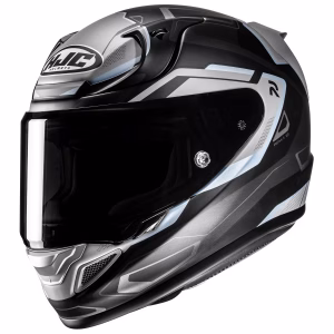 Casco HJC RPHA 12N Brels Gris Matte, DOT y ECE 22.06, fibra de carbon y fibra de vidrio, incluye visera negra y pinlock, ventilacion bloqueo de visera para mayor seguridad en conducción deportiva