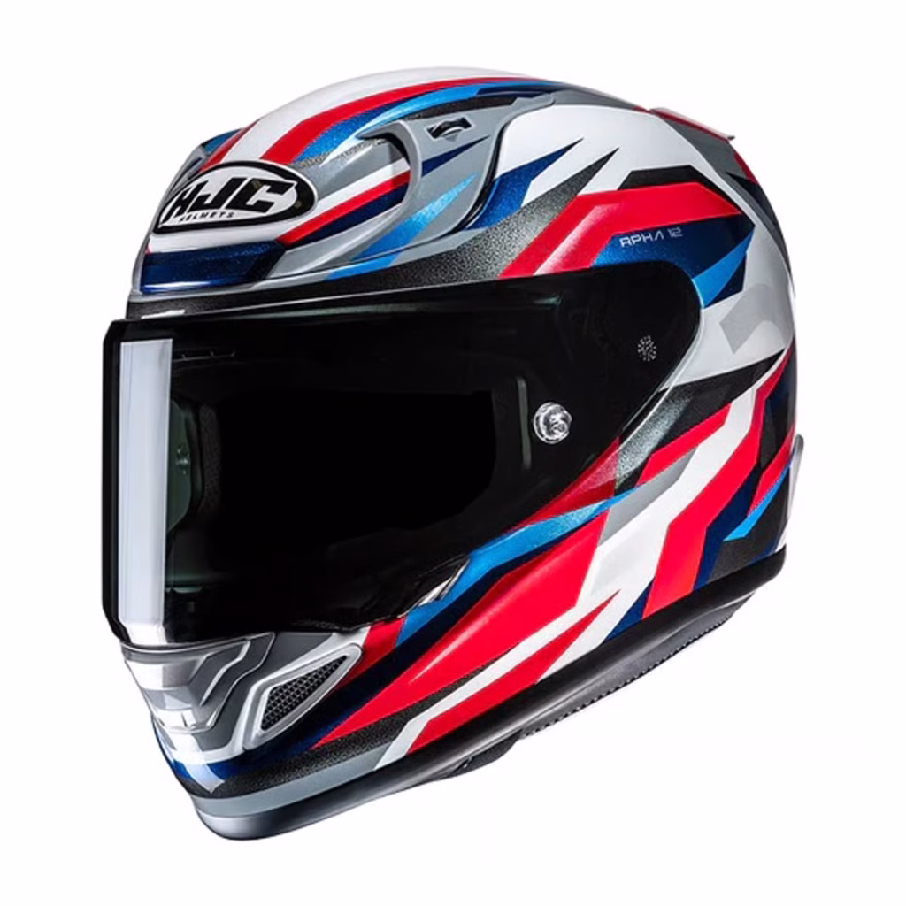 Casco HJC RPHA 12N Dravix, DOT y ECE 22.06, fibra de carbon y fibra de vidrio, incluye visera negra y pinlock, ventilacion bloqueo de visera para mayor seguridad en conducción deportiva