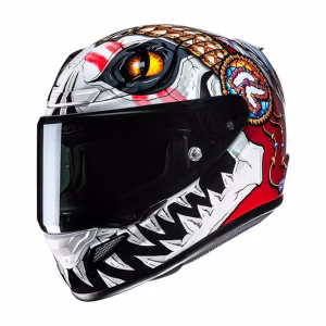 Casco HJC RPHA 12N Carbon Kepina, DOT y ECE 22.06, fibra de carbon y fibra de vidrio, incluye visera negra y pinlock, ventilacion mejorada, bloqueo de visera para mayor seguridad en conducción deportiva